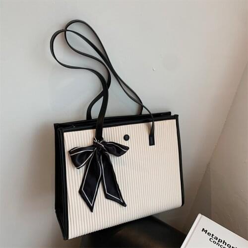 2021 Luxury Handbag Stripe Women Bags Designer Brand Totes Bag Classic Quilted Shouder Pouch Big Shopper Women Shoulder Bags