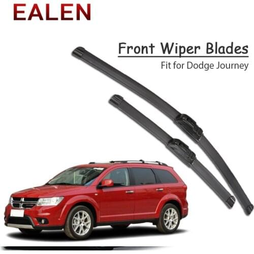EALEN For Dodge Journey 2015 2014-2008 Windscreen Wiper Cleaning Brushes Accessories 1Set Rubber Car Front Wiper Blade Kit