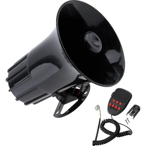 12V 50W free shipping 115db Tone Wehicle Car Motor Motorcycle Van Truck Siren Loud Horn Auto Speaker Alarm CAR Accesrrory