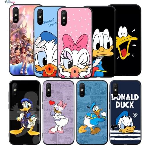 Silicone Cover Cartoon Donald Duck For Xiaomi Redmi 9T 9 9C 9A 9AT 9i 8 8A 7 6 Pro 7A 6A 5 5A 4X Plus Phone Case