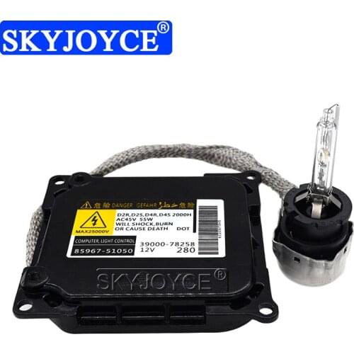 SKYJOYCE 1 Set 55W D4S Replacement Ballast KDLT003 85967-52020 HID Xenon Kit D2S D2R D4R 5500K Car Bulb For GS350 RX350 ES350