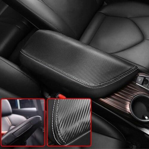 Top Armrest Cover Black Surface Center Interior For Toyota Camry 2018 2019 New