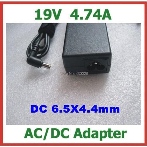 10pcs AC Power Adapter 19V 4.74A 90W DC 6.5x4.4mm Power Supply Charger for Sony Laptop Replacement Charger