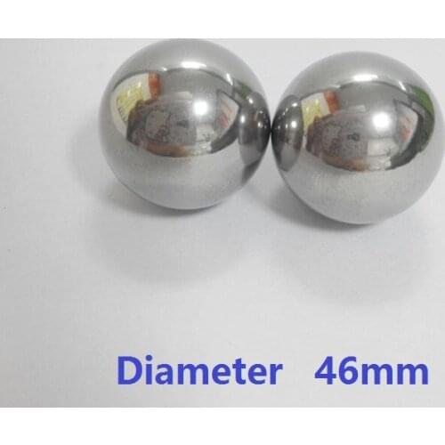 4pcs/lot Dia 46mm steel ball bearing steel balls precision G16 Diameter 46 mm bearing steel material high