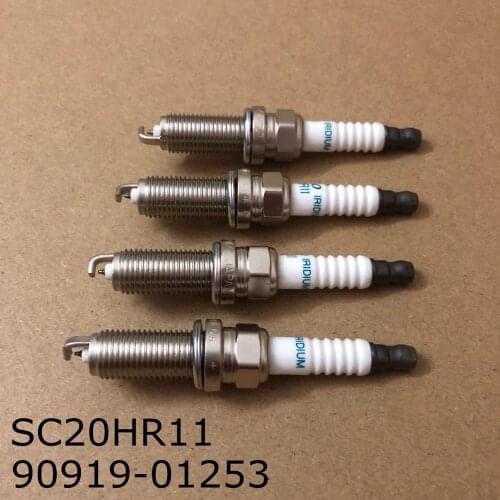 4pcs/lot OEM 90919-01253 LASER IRIDIUM Spark Plug 3444 SC20HR-11 For Toyota Corolla Prius Lexus