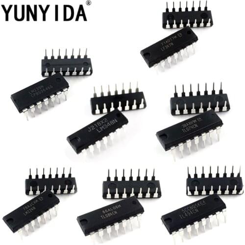 5PCS DIP TL084CN TL494CN TL074CN LF347N LM348N LM239N LM224N