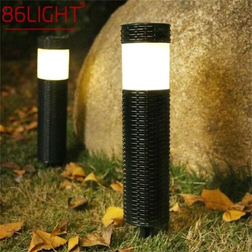 86LIGHT Solar LED Lawn Light Outdoor Waterproof Fixture Home Decorative For Garden Villa Lawn Balcony Park