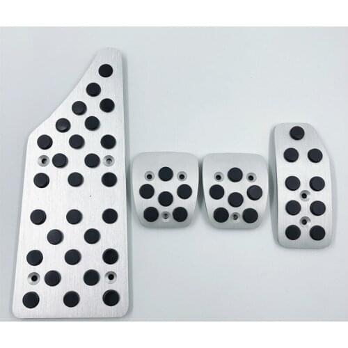 Aluminium Car Accessory For Honda Fit 2014-2016 MT/AT Accelerator Brake Footrest Pedal Pad Auto Styling Sticker Cover