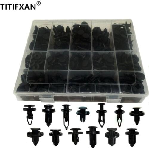 Auto Fender Bumper Plug-in Expansion Plastic Fastener Clip With Box Sets 10mm 9mm 8mm 7mm Hole Push-in Rivet Repair Kit 200PCS