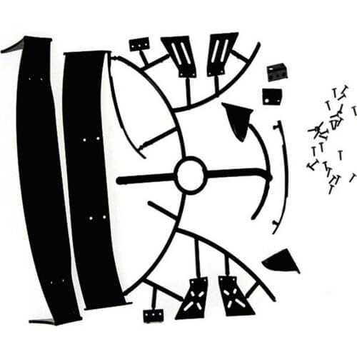 For 1/10 RC Racing Drift Car Drift Road Body Rear Spoiler Wing Universal Model Car Rear Wings Plastic Upgrade Parts