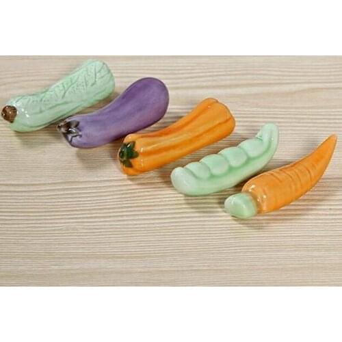 Home Ceramic hand-painted chopsticks Holder Mixed vegetable Garden flowerpot ornaments