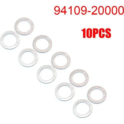 New 10PCS 20MM Oil Drain Plug Crush Washer Gaskets For Honda Acura Auto Part 94109-20000 9410920000