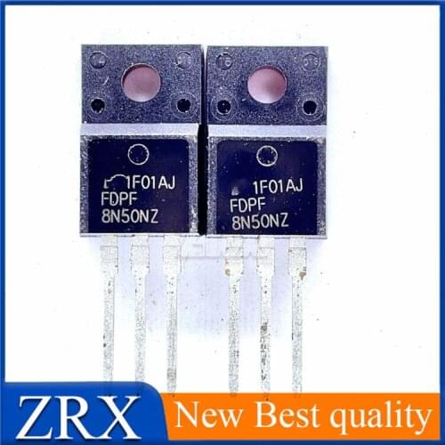 5Pcs/Lot FDPF8N50NZ new imported MOSFET FDPF8N50NZ 500V 8A