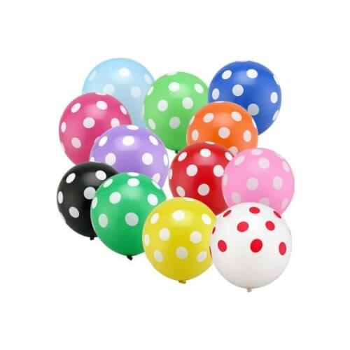 Polka dot Mixed Color Party Balloon-100 Pcs