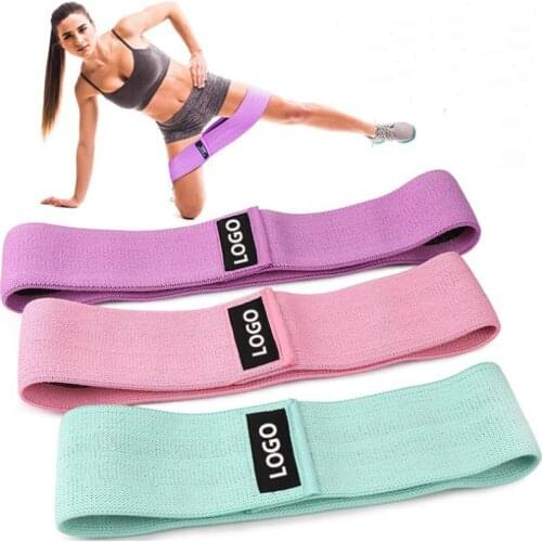 Rubber Elastic Sport Booty Band Yoga Gym Training Fabric Elastic Bands Exercise Resistance Bands Workout For Dropshipping