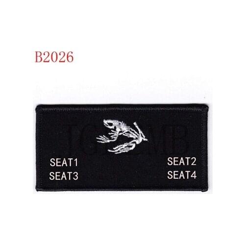 U.S.NAVY SEAL TEAM Skull Frog Custom name Tapes Text brand Morale tactics Military Embroidery patch