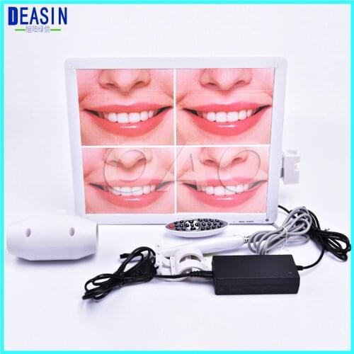 All in one intra Oral Camera System 500mega pixels 17inch LCD monitor with usb Dental endoscope With LCD holder