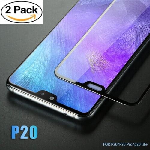 Huawei P20 lite glass screen protector for Huawei P20 pro tempered glass to huawei P20 protective film full cover full glue