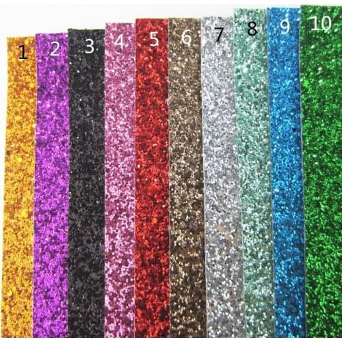 A5 Sheet 15x21cm (8" x 5.5") Chunky Glitter Fabric Leather Faux leather For Earring craft Sewing DIY 1pieces F0452