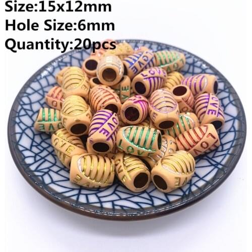 New 15x12mm 20pcs Retro Acrylic Beads Imitation Wood Beads Oval Shape For Handmade DIY Necklace Jewelry Accessories Making#20