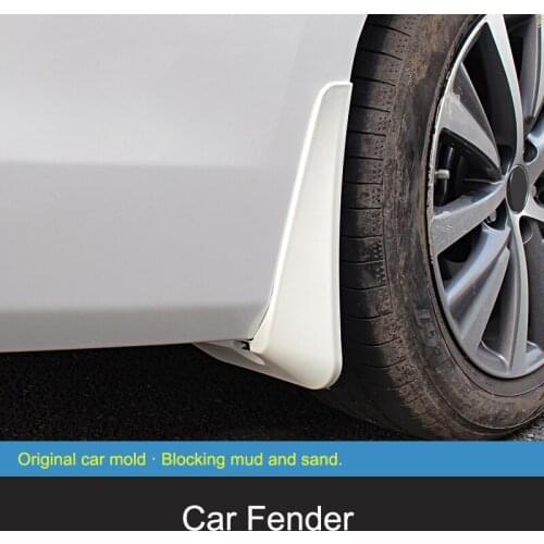 QHCP Car Mud Flap Splash Guards Mudguard Mud Flaps Front Rear Fenders Plastic 4Pc For Lexus ES200 260 300H 2018-2020 Accessories