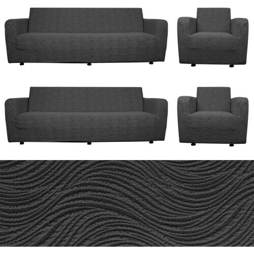 STRETCH RUBBER FLEXIBLE WASHABLE SHAWL PATTERN JACQUARD SOFA COVER SOFA COVER SET