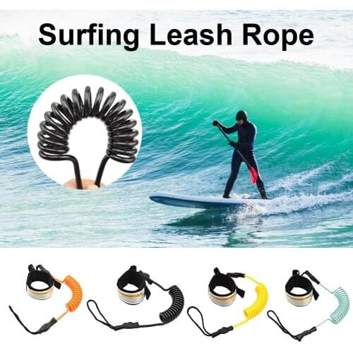 Rowing Boat Elastic Paddle Leash Kayak Accessories Kayak Canoe Safety Fishing Rod Surfboard Surfing Coiled Lanyard Cord Tie Rope