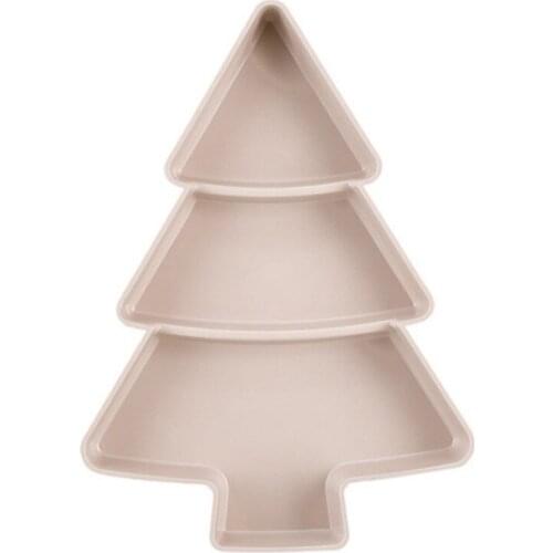 Fruit Bowl Christmas Tree Candy Snack Bowl Dish Melon Seeds Dried Fruit Bowl Lazy Home Snack Plate Plastic