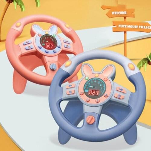Driving Controller Portable Simulated Wheel Copilot Toy Childrens Educational Sounding Toy Gift Driving Wheel