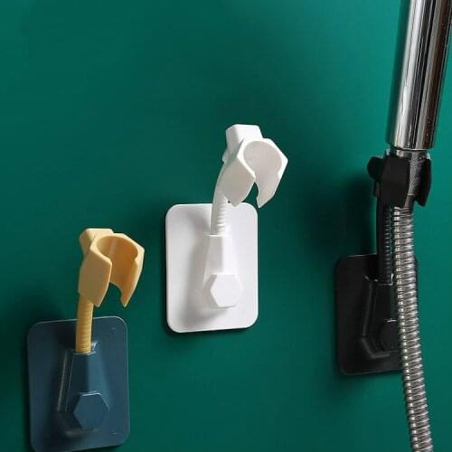 Strong Shower Bracket 360 Degrees Spin Bathroom Shower Accessories Punch-free Wall Storage Rack Shower Water Gun Fixed E11705