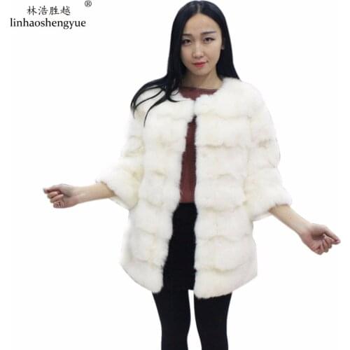 Шубы из натурального меха Linhaoshengyue China At AliExpress