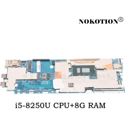 Nokotion 01AW888 DMX3A NM-B271 For Lenovo ThinkPad X1 Tablet Evo Laptop Motherboard i5-8250U CPU+8G RAM