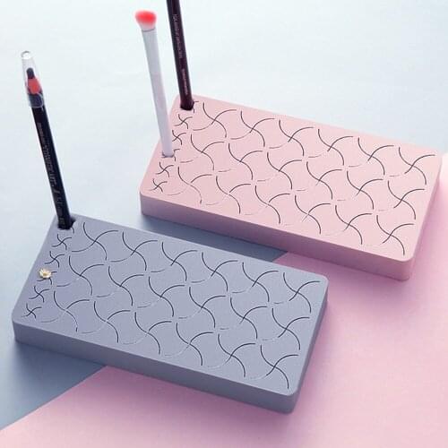 Silicone Makeup Organizer Desktop Storage Box Cosmetic Makeup Holder Lipstick Eyebrow Pencil Brush Display Shelf Finishing Rack