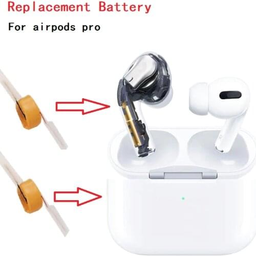 Earphones Replacement battery For Apple Airpods Pro headphone airpods pro replacement battery 1154-60mAh