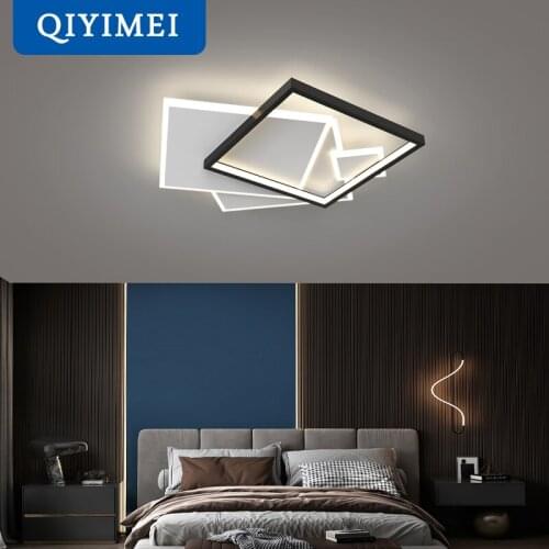 Modern LED Chandeliers With Remote Control Indoor Lighting For Bedroom Living Children Room Lamps Dimmable Techo LustreAC90-260V