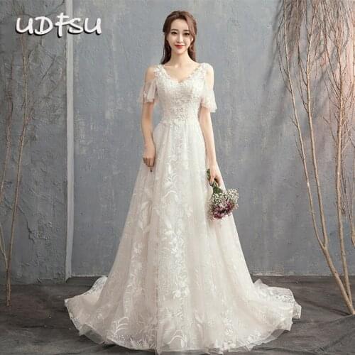 UDFSU Wedding Dresses With A Train