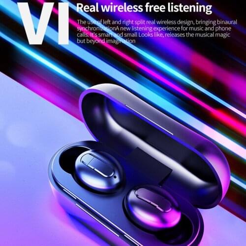 V1 TWS Wireless Earphones HIFI earbuds Bluetooth 5.0 headphones Case For Iphone Xiaomi Redmi Samsung Android headset