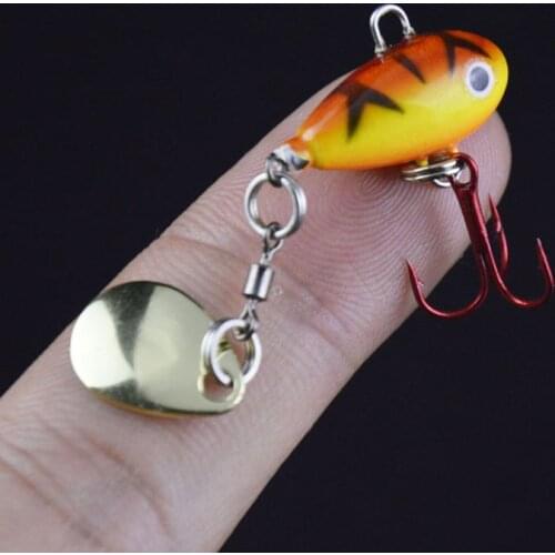 XIDIAOYU Metal VIB Fishing Lure 8.7g 20mm Hard fishing lures Fishing Tackle Pin Crank bait Vibration Spinner Sinking Bait
