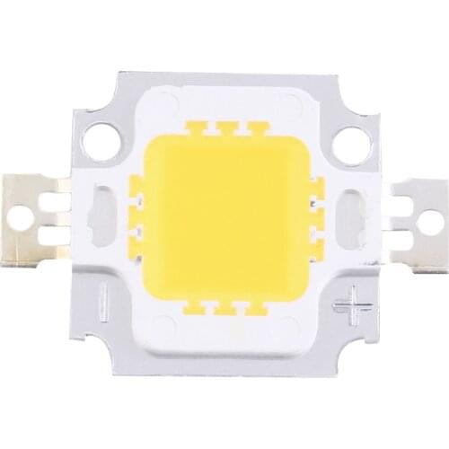 1 Pcs 10W High Power Integrated LED lamp Beads Chips SMD Bulb Warm White For DIY Flood light Spotlight