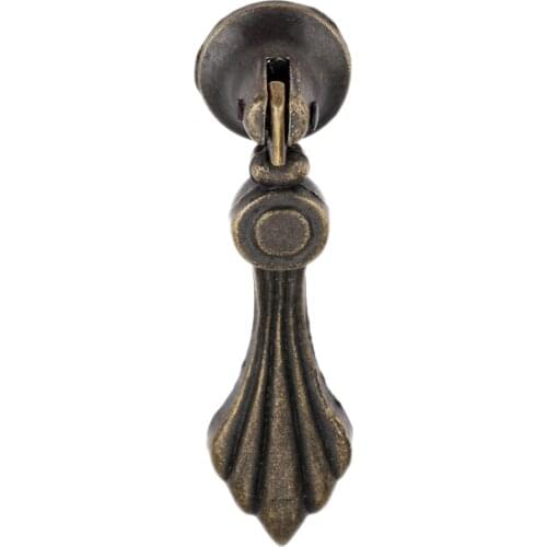1pc Antique Bronze Handle Pull 75*20mm Drawer Door Cabinet Bin Vintage Jewelry Chest Kitchen Bathroom Bedroom Home Decor w/screw