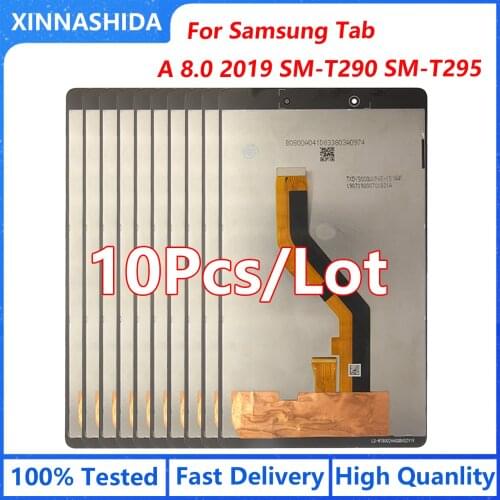 10PCS/LOT For Samsung Tab A 8.0 2019 SM-T290 SM-T295 T290 T295 Touch Screen LCD Display Digitizer Glass Panel Assembly