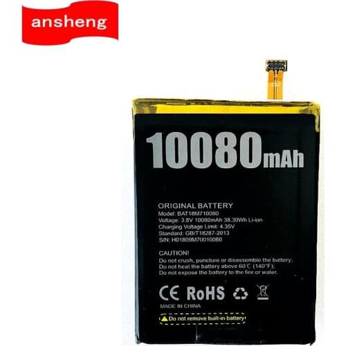 100% New Original 10800mAh BAT18M710080 Battery For Doogee S80 S80 Lite Smartphone