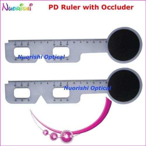 20pcs Optometry PD Ruler With Occluder Pupil Testing Ruler Meter Measurer Pupilometer PDR03 Free Shipping