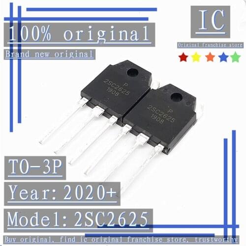 2020+ 100% Brand new original 10PCS 2SC2625 TO-3P High-power transistor C2625 10A/450V switching power supply