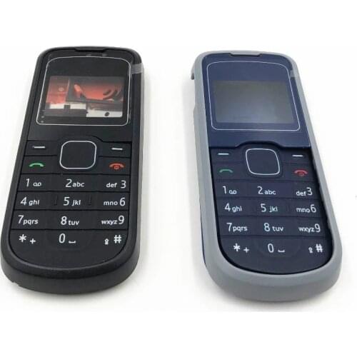For Nokia 1202 New Full Housing Case Cover Front Frame With Key Board Display Glass+Middle Frame+Back Cover
