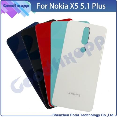 For Nokia X5 5.1 Plus Of The Battery Cover Rear Cover Of The Back Door Of The Telephone Case Back Cover