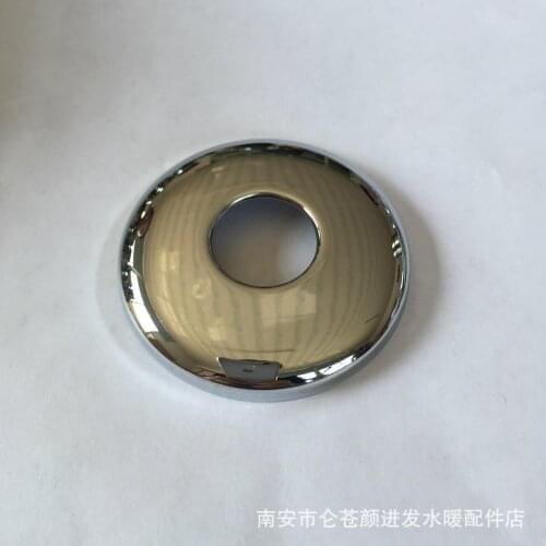 Stainless steel polishing plating widened 60mm4 points triangle valve faucet heightening thick decorative cover 6cm1 cm high