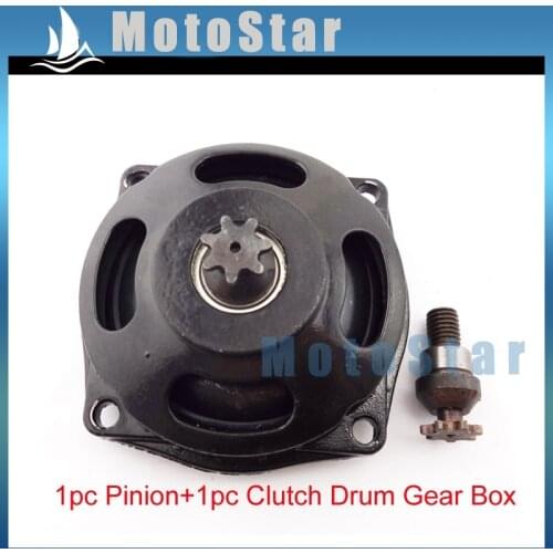 Mini Dirt ATV Quad Engine Clutch Drum Gear Box Pinion 25H 7 Tooth For 2 Stroke 47cc 49cc Engine Chinese Minimoto Pocket Bike