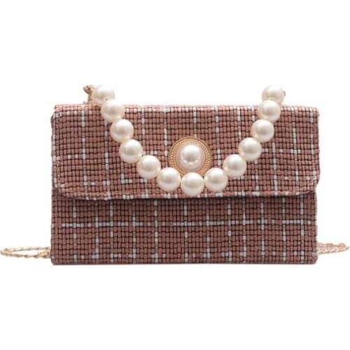 Fashion Small Square Bag Womens Handbag 2019 High-quality PU Leather Chain Mobile Phone Shoulder Bags Crossbody Messenger Bag