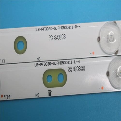 Original 1005mm LED Backlight strip For Philips 50 INCH LB-PF3030-GJFHD500611-L/R-H tv parts 2pcs